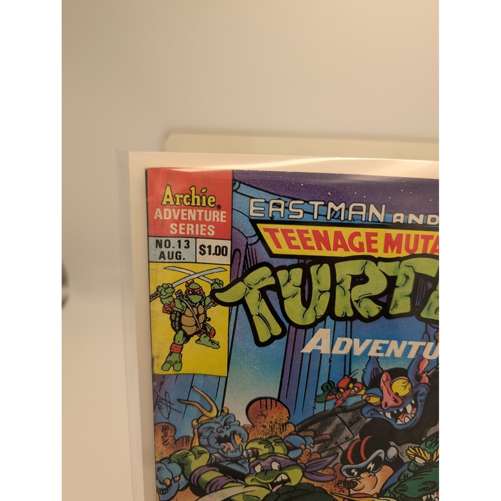 Teenage Mutant Ninja Turtles Adventures 13 Archie Newsstand 1990 - Picture 2 of 6